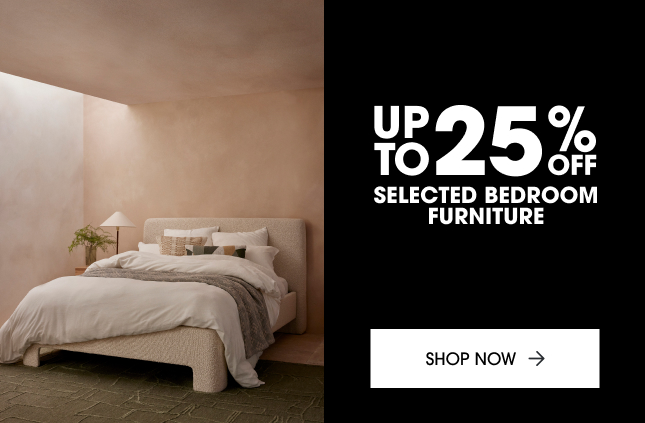 Up to 25% off selected bedroom furniture