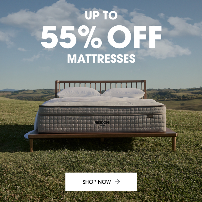 Up to 50% off all mattresses