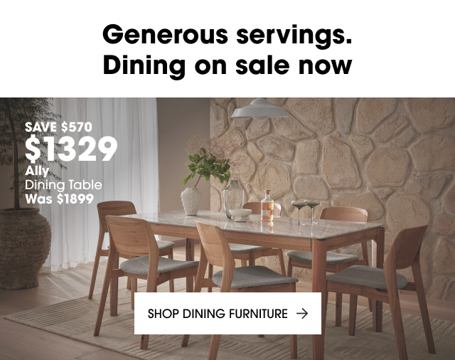 Dining on sale now 