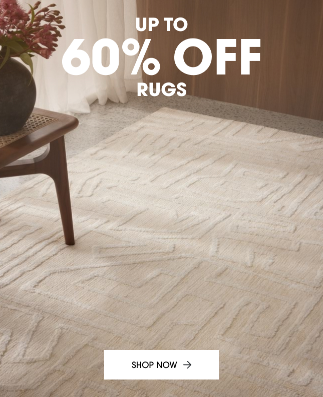 Up to 60% off rugs