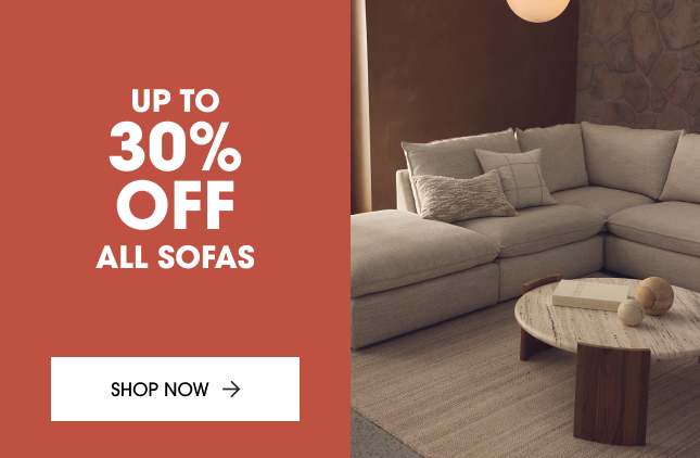 ABSOLUTELY EVERYTHING ON SALE UP TO 30% OFF SOFAS